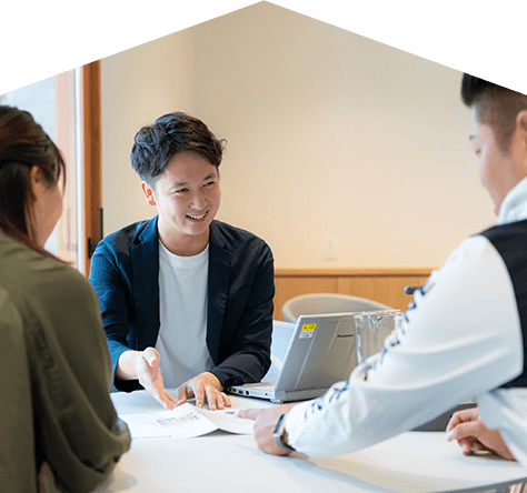 間取りの相談のほか、資金計画や土地探しの相談も合わせて承っております。